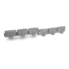 EasyFlex end tab with predrilled hole showing easy anchoring benefit
