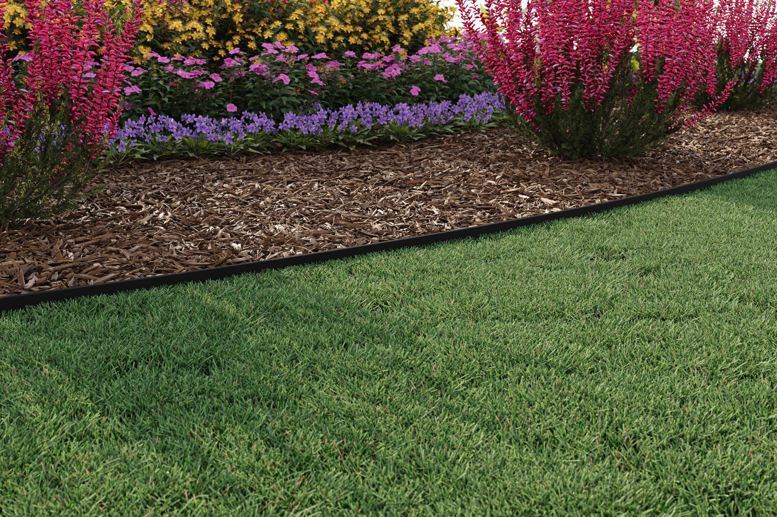 EasyFlex bending smoothly around a curved bed to illustrate flexible installation
