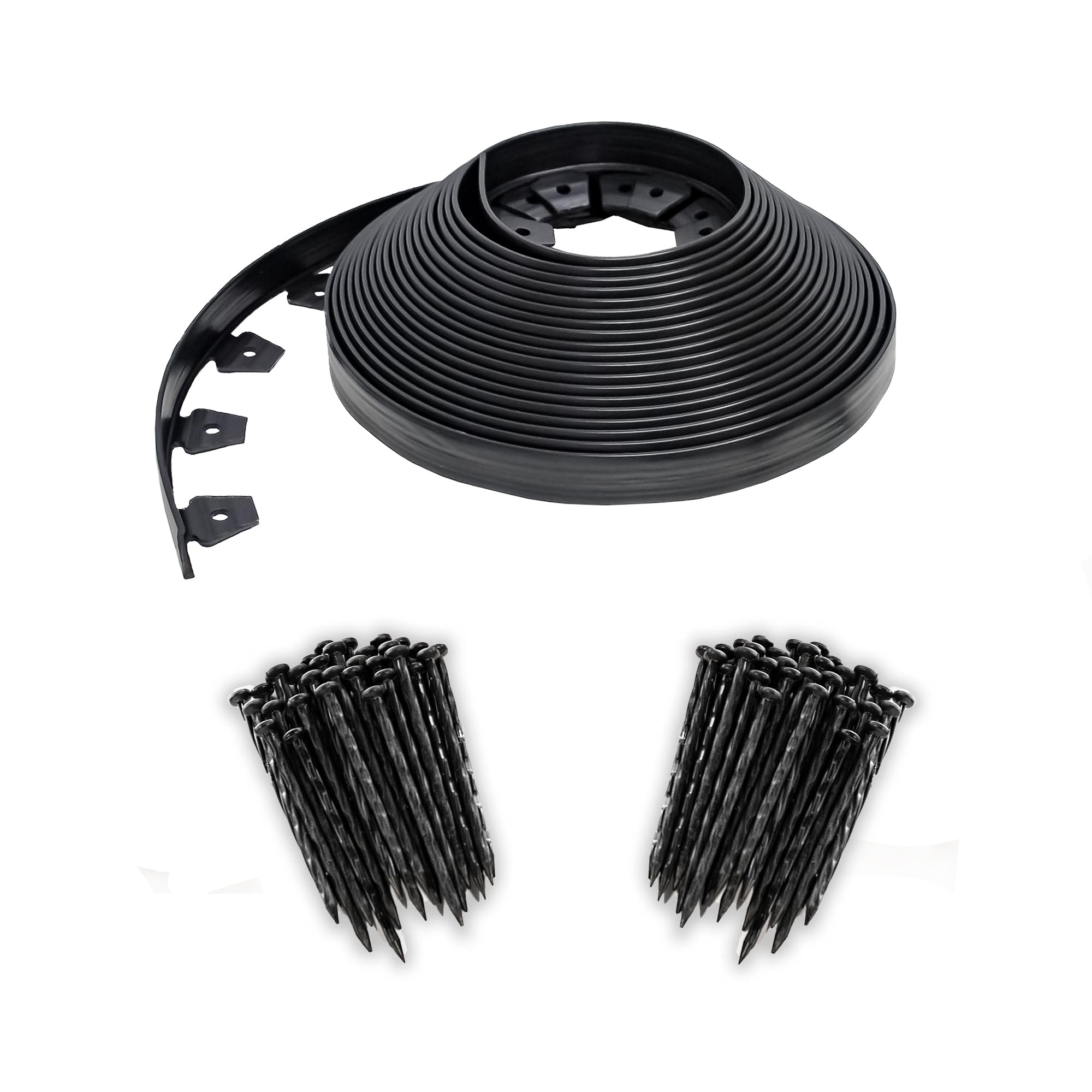 EasyFlex front coil showing full 100-foot package and benefit of continuous edging