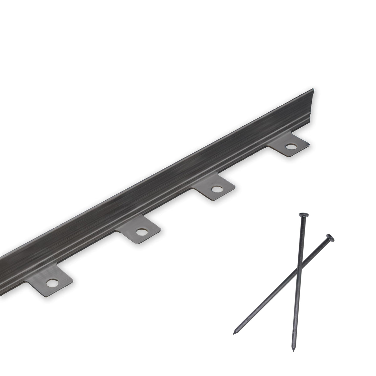 EasyFlex front view showing full assembled edging and clean border benefit