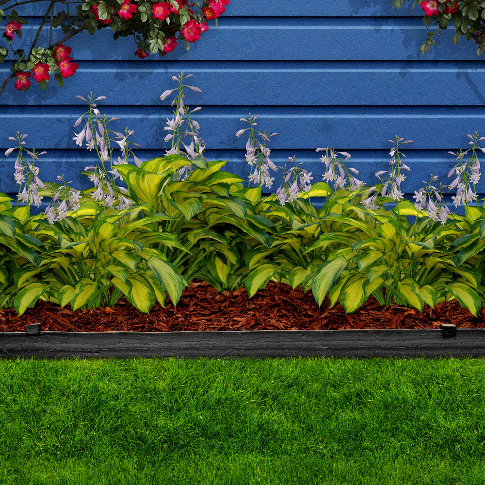 EasyFlex side view showing 4.5 inch wall height and burial depth guidance benefit
