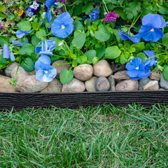 EasyFlex installed along garden edge showing clean separation benefit
