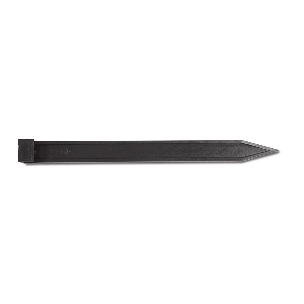 EasyFlex pointed tip closeup penetrating fabric for easy soil entry