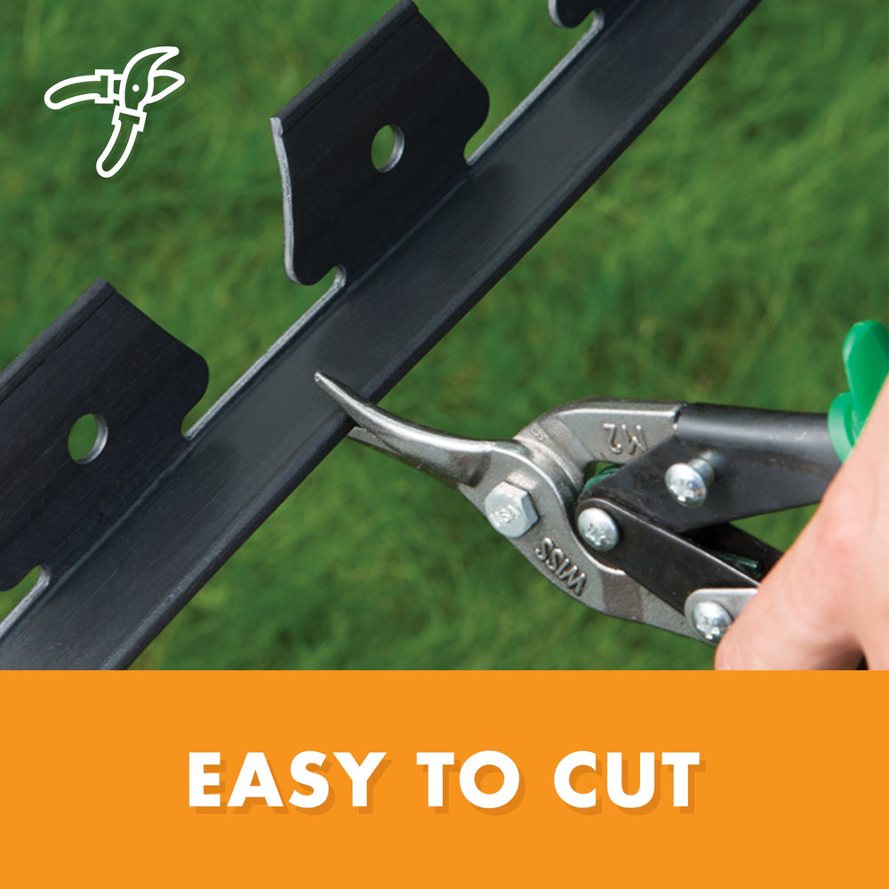 EasyFlex next to a foot showing scale and easy handling during installation