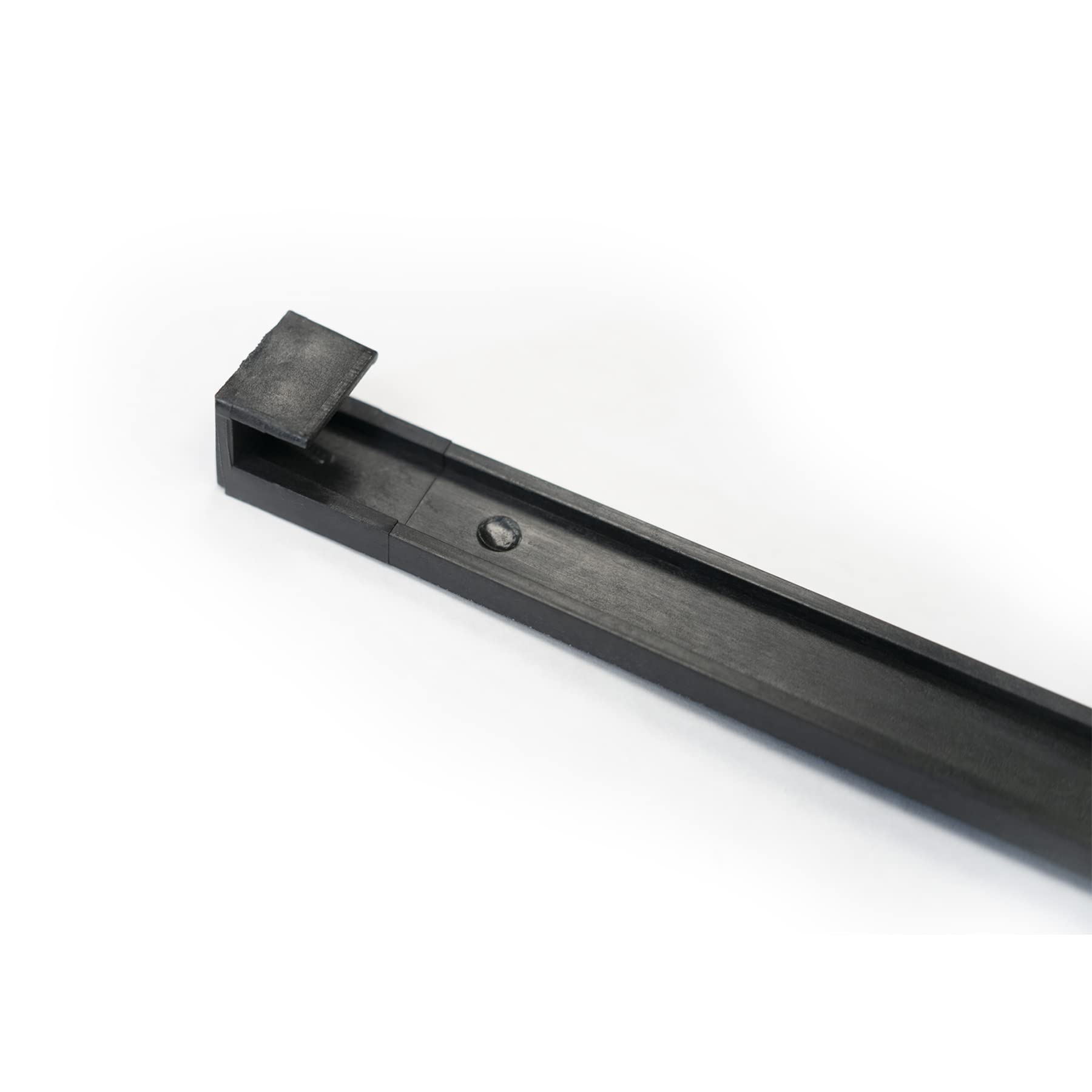EasyFlex stakes driven into clay soil demonstrating durability in tough ground