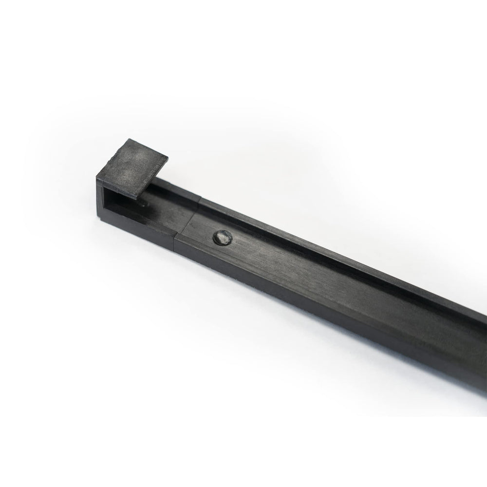 EasyFlex stakes driven into clay soil demonstrating durability in tough ground