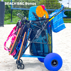 EASYGO PRODUCTS cart folded flat for compact storage and easy trunk transport