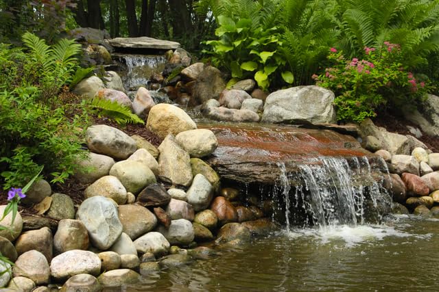 EASYPRO UWD16 installed in rock ledge showing concealed profile benefit