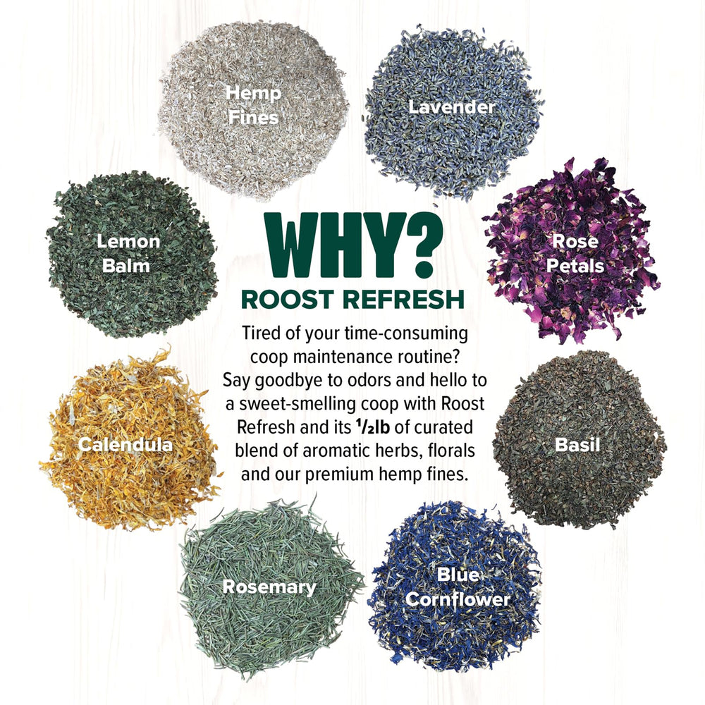 Eaton Pet and Pasture close-up of herb and hemp granules illustrating absorbent texture and natural ingredients