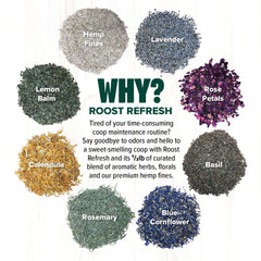 Eaton Pet and Pasture close-up of herb and hemp granules illustrating absorbent texture and natural ingredients