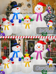 EBANKU inflatable lit at night with bright LEDs for strong curb appeal