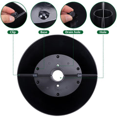 EBaokuup base view showing raised anti-scratch design, protects tabletop surfaces