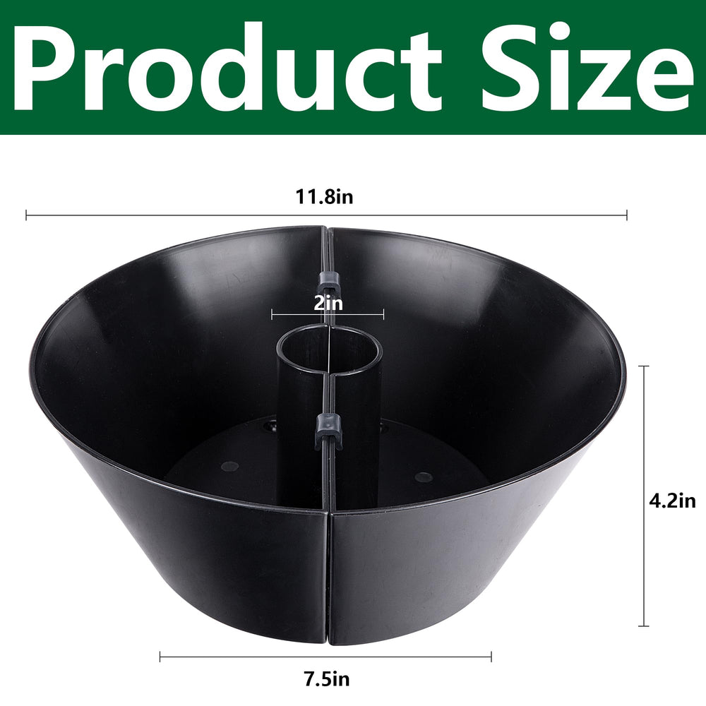 EBaokuup close-up of drainage holes in planter bottom, prevents waterlogging