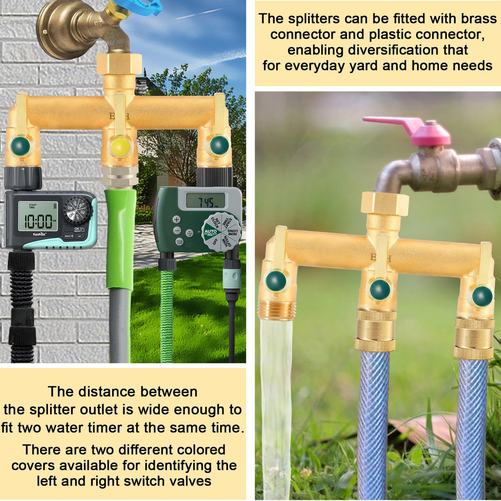 EBH size comparison beside hand and hose highlighting compact footprint and easy handling