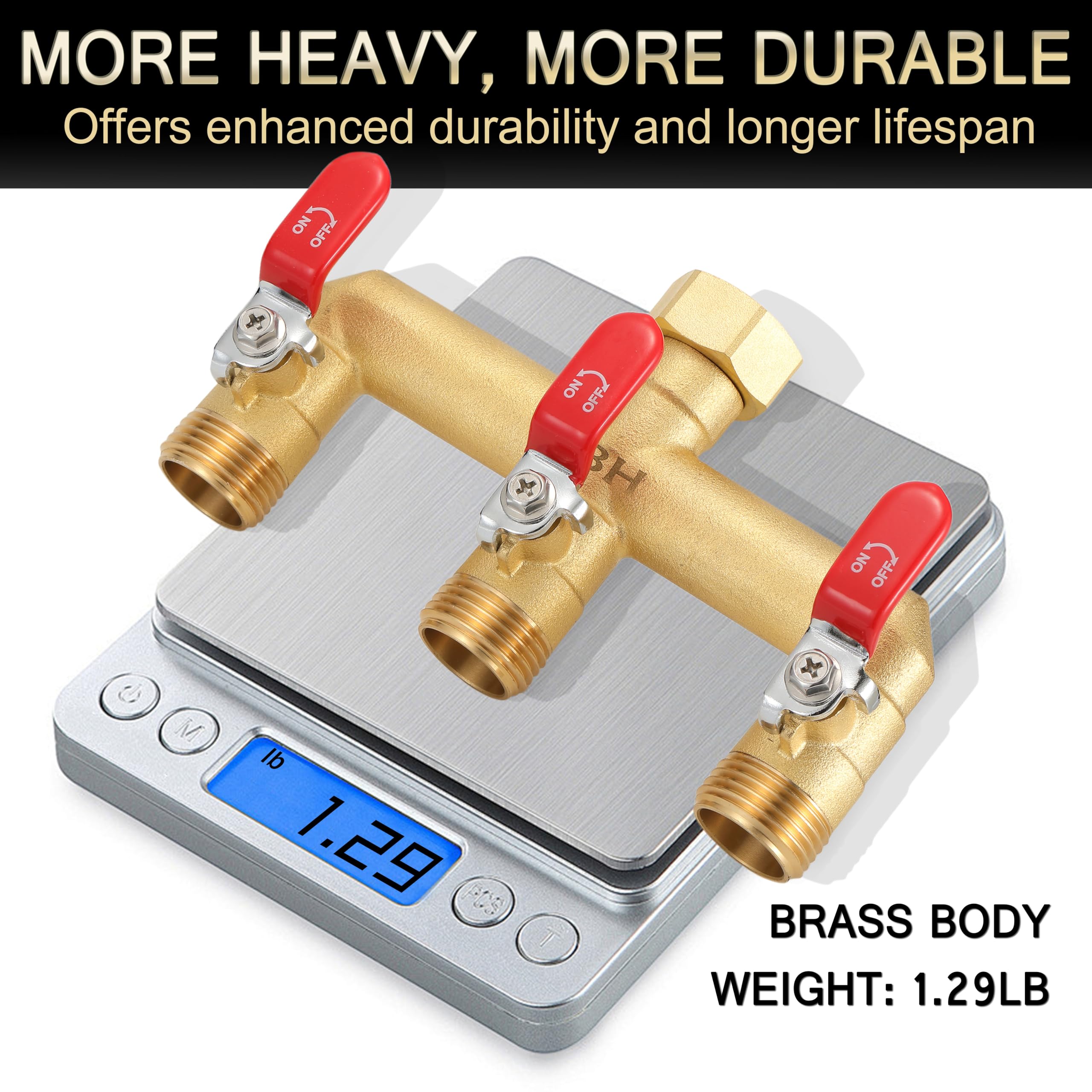 EBH installed on outdoor faucet showing size and secure connection benefit