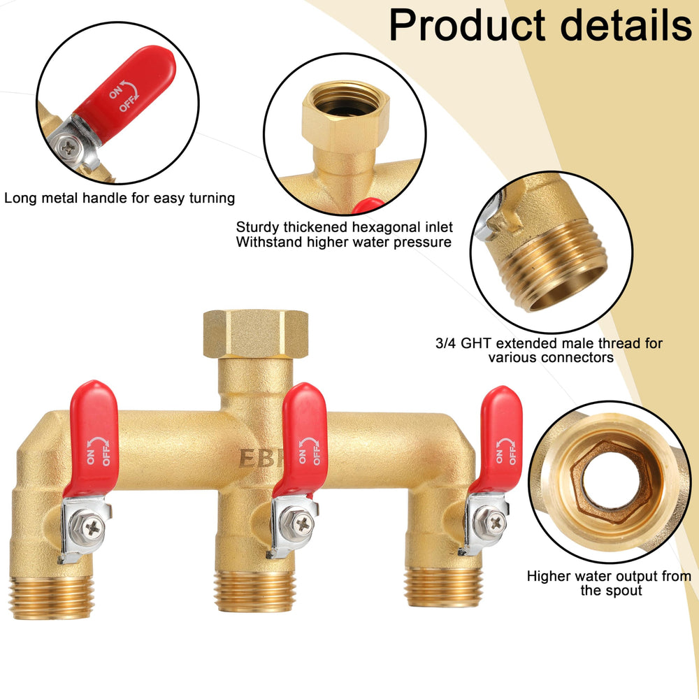 EBH detailed shot of enlarged outlet threads for improved water flow