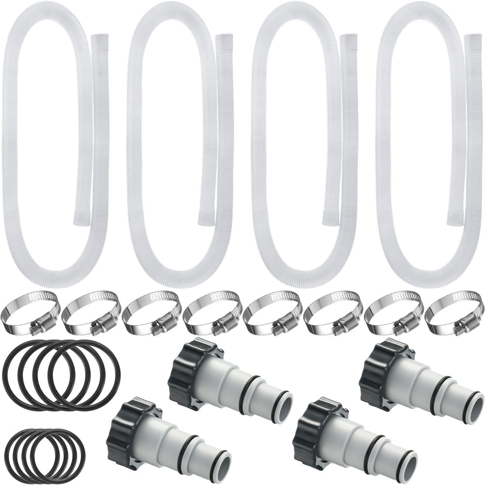 EBOOT front view of 4-pack hose kit showing components and organization benefits