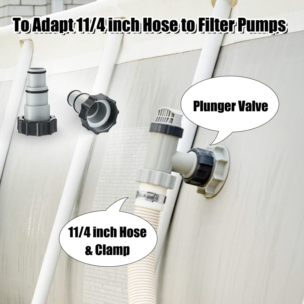 EBOOT hose attached to pool pump showing reliable connection benefits