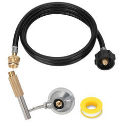 Ebusin regulator front view showing fit and durable design for safe grilling