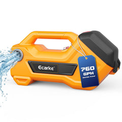 Ecarke pump front angle showing compact body and portability benefit