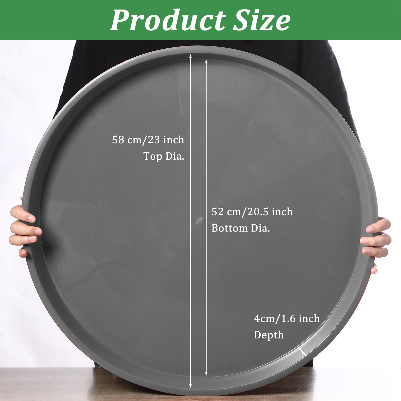 Eccliy close-up of matte texture and raised rim offering easy cleaning benefit