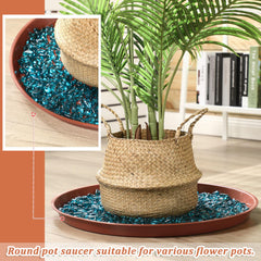 Eccliy saucer used on patio collecting water and preventing stains