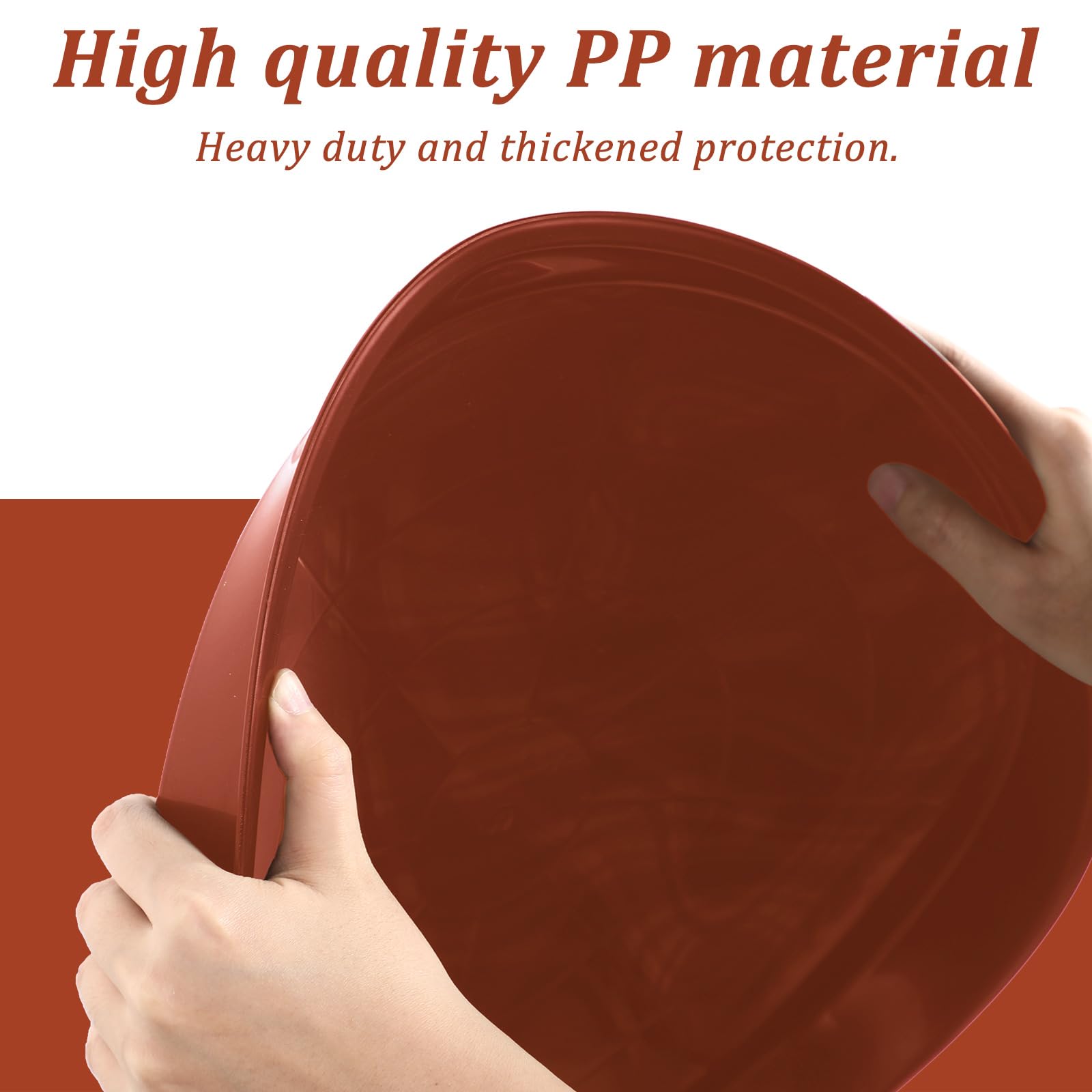 Eccliy matte terracotta texture close-up, attractive low-maintenance finish