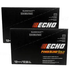 ECHO mixing in gas can demonstrating accurate ratio and longer engine life benefit