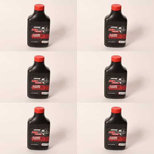 ECHO Red Armor cap close-up highlighting pour spout and textured grip for spill-free mixing