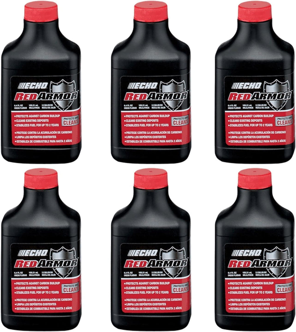 ECHO Red Armor front label showing bottle and mix instructions for accurate dosing