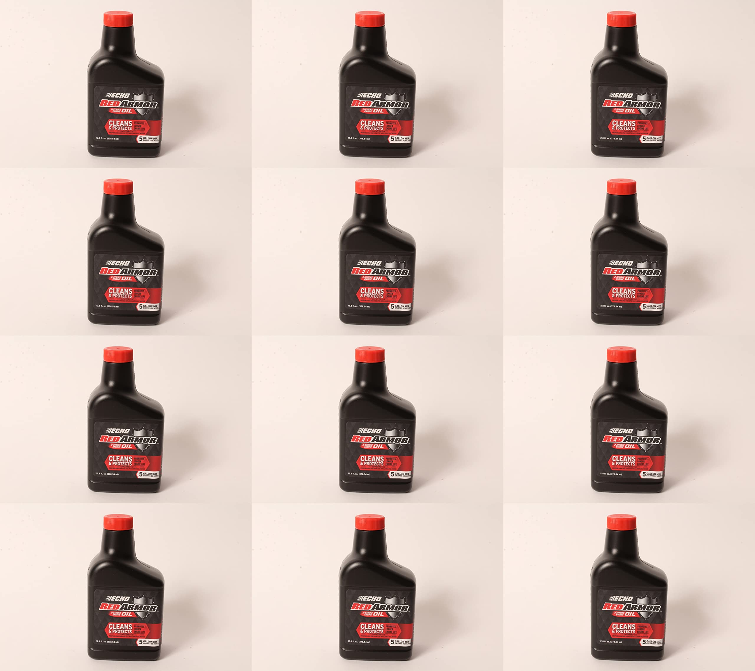 ECHO front packaging showing 13 oz bottle and clear label for correct mix