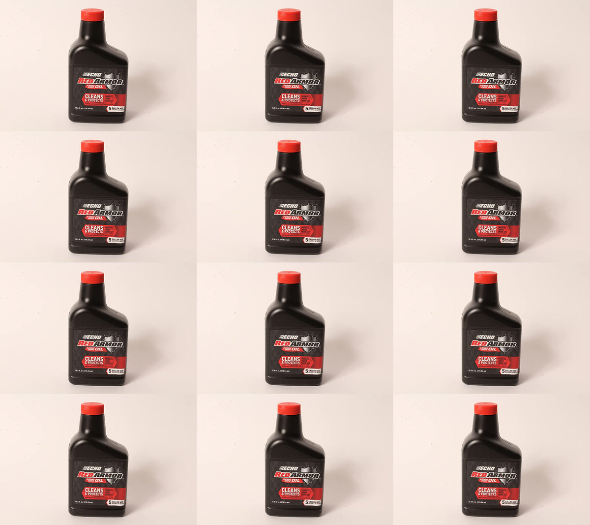 ECHO front packaging showing 13 oz bottle and clear label for correct mix