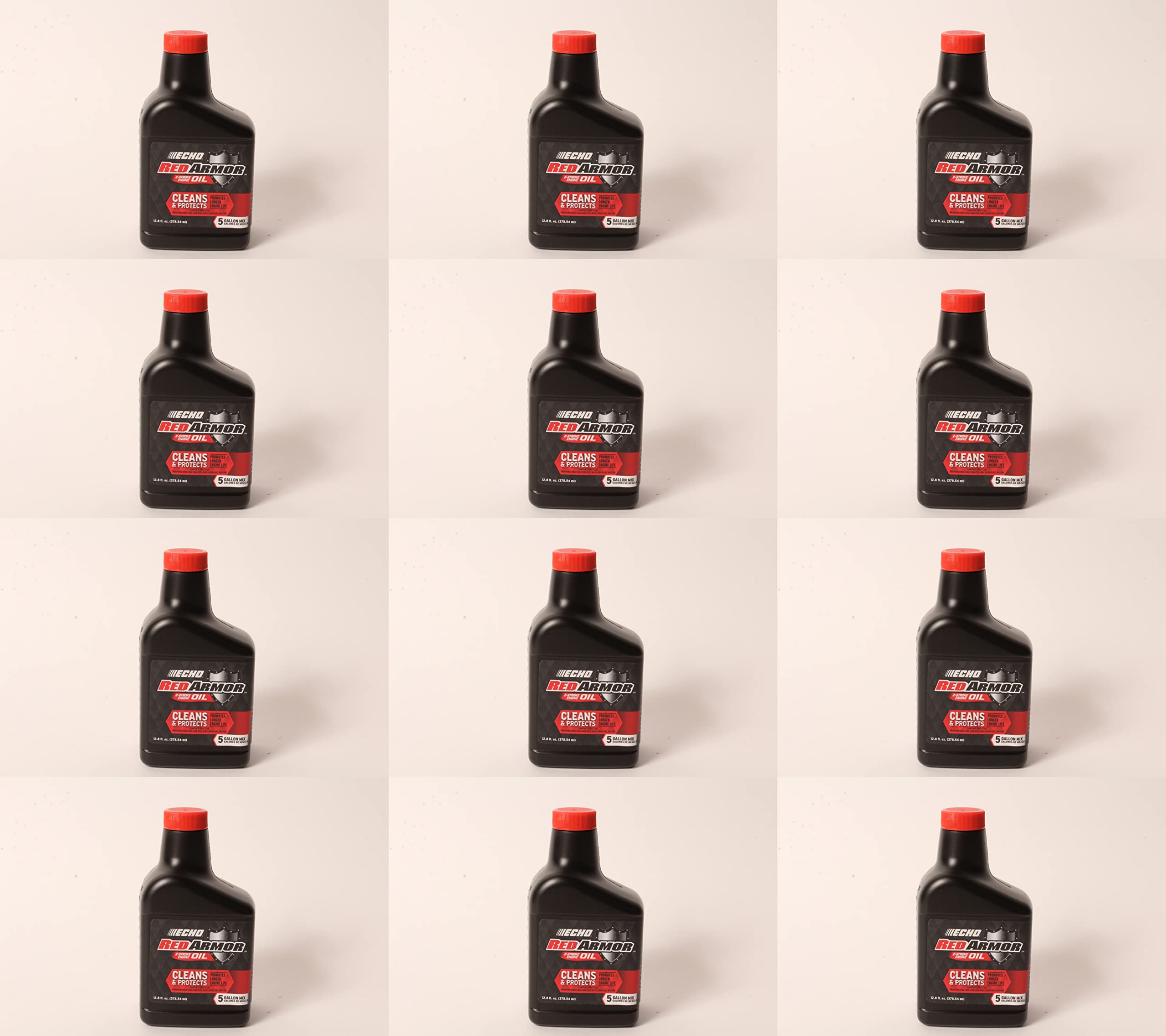 ECHO bottle next to a 5-gallon gas jug showing scale and single-use fit