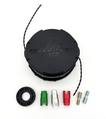 ECHO Speed-Feed 500 front view showing robust design and easy install benefit
