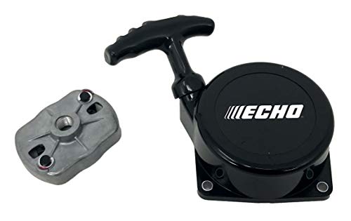 ECHO starter installed in backpack blower demonstrating correct fit