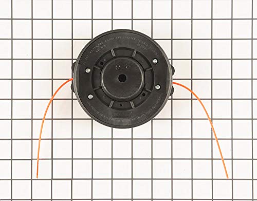 Loaded two-line spool close-up on ECHO head showing fast feed readiness