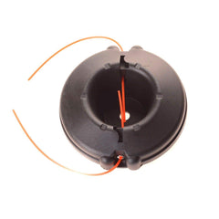 ECHO trimmer head mounted on GT-series trimmer demonstrating correct fit