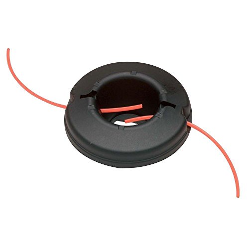 echosari Echo head mounted on trimmer shaft demonstrating correct fit and stability