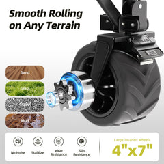EchoSmile folded wagon in car trunk demonstrating compact storage