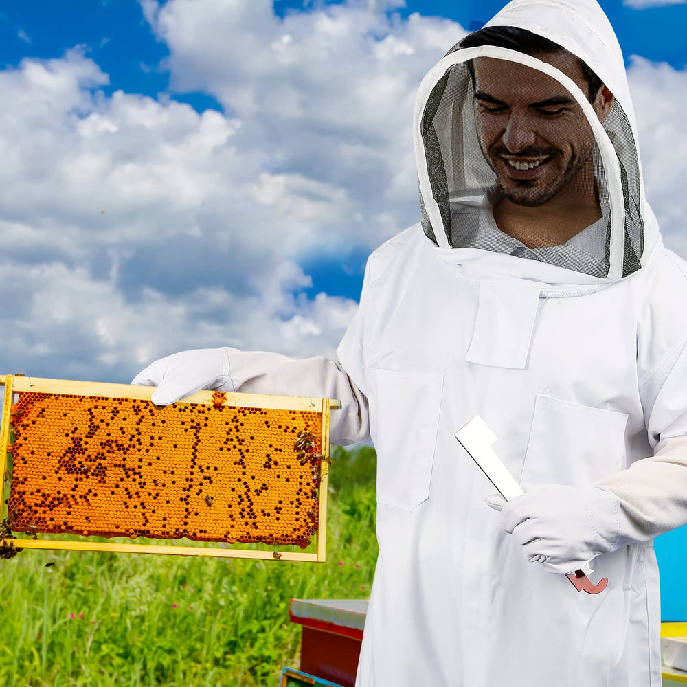 ECKXCH full zipper and elastic cuffs securing openings against bees
