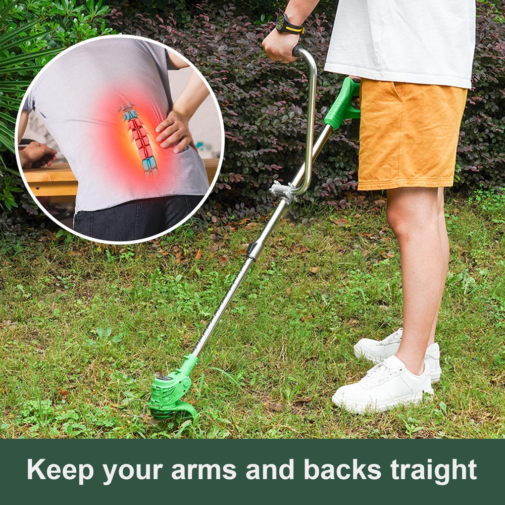 Ecmln lifestyle image of gardening use showing reduced back strain benefit