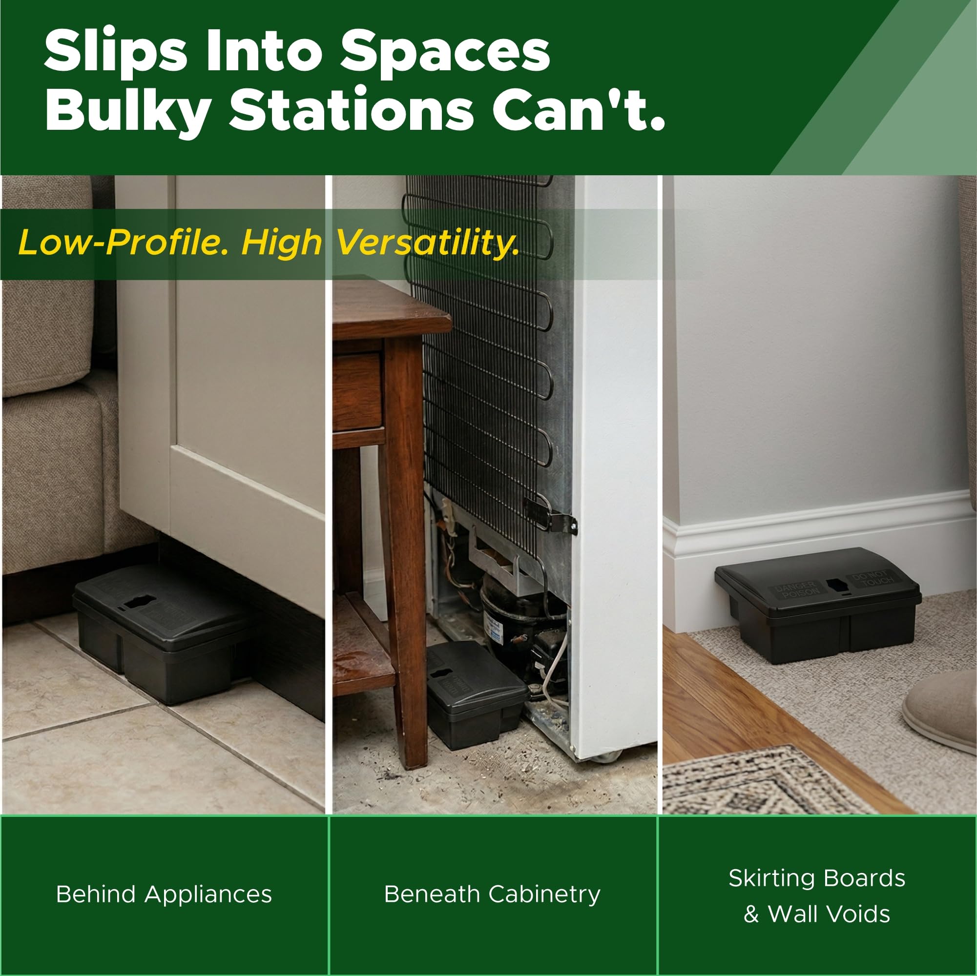 Eco Pro Pest Control four-pack arrangement provides multi-location coverage advantage