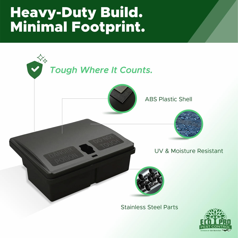 Eco Pro Pest Control close-up of durable material resists weather and wear
