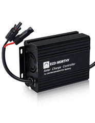 ECO-WORTHY front panel view showing compact boost controller and mounting ease