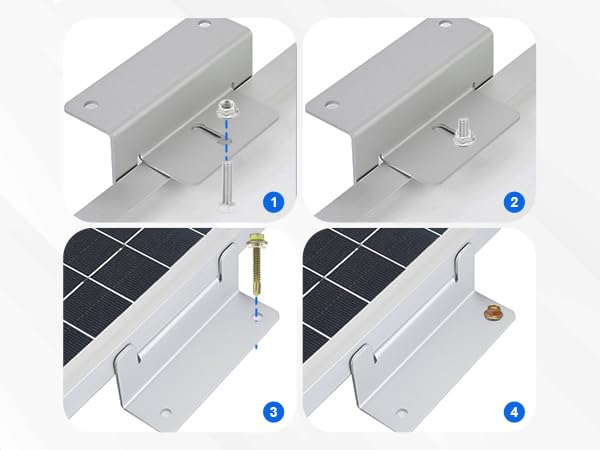 ECO-WORTHY mounted on an RV roof showing secure attachment and tidy installation benefit