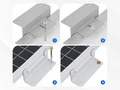 ECO-WORTHY mounted on an RV roof showing secure attachment and tidy installation benefit