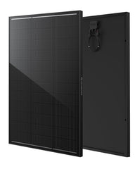 ECOBOSS front panel view showing full module and clear cell layout for reliable energy