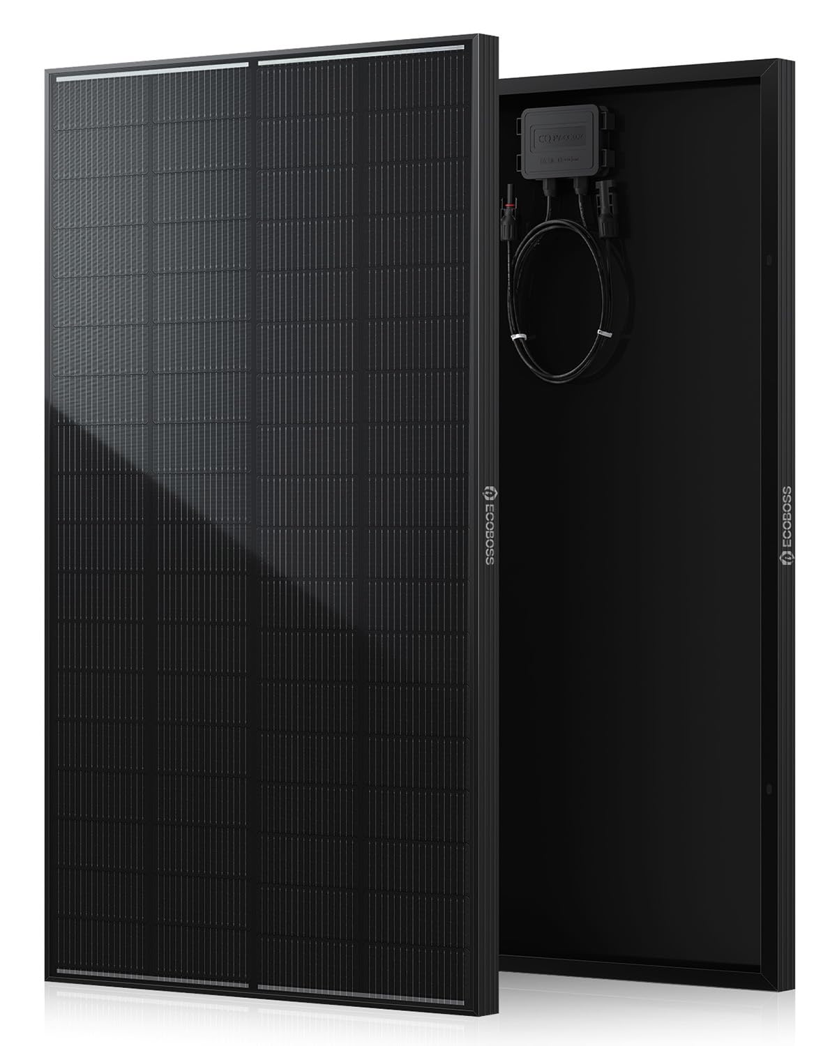 ECOBOSS front panel view showing branding and compact power benefit