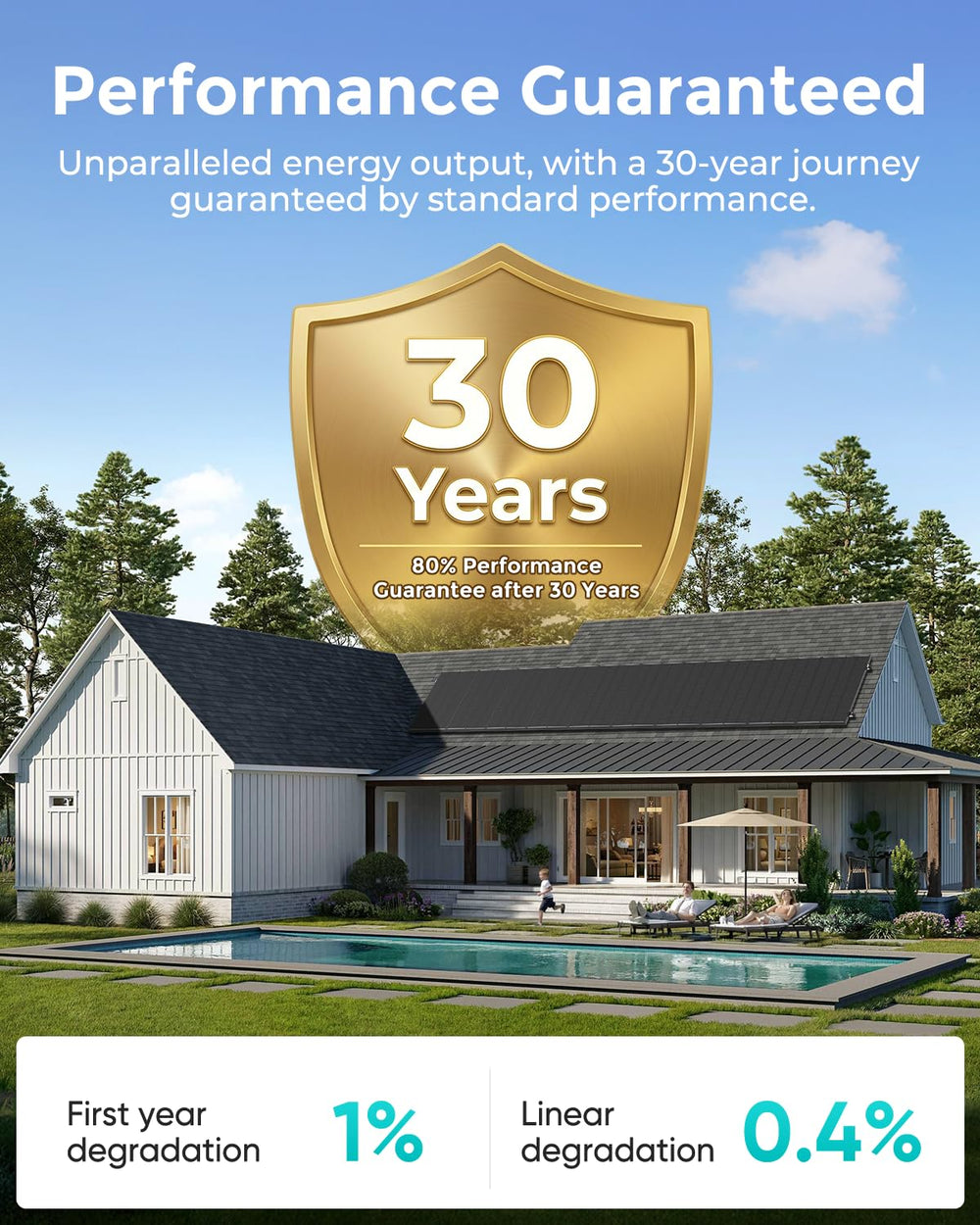 ECOBOSS tempered glass surface reflecting sun showing impact resistance