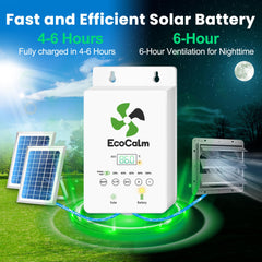 ecoCalm close-up of bifacial solar panels capturing sunlight on both sides for higher output